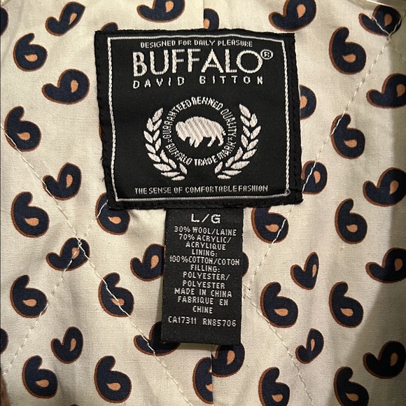 Buffalo David Bitton Brown and Black Plaid Jacket Size L - Picture 2 of 9